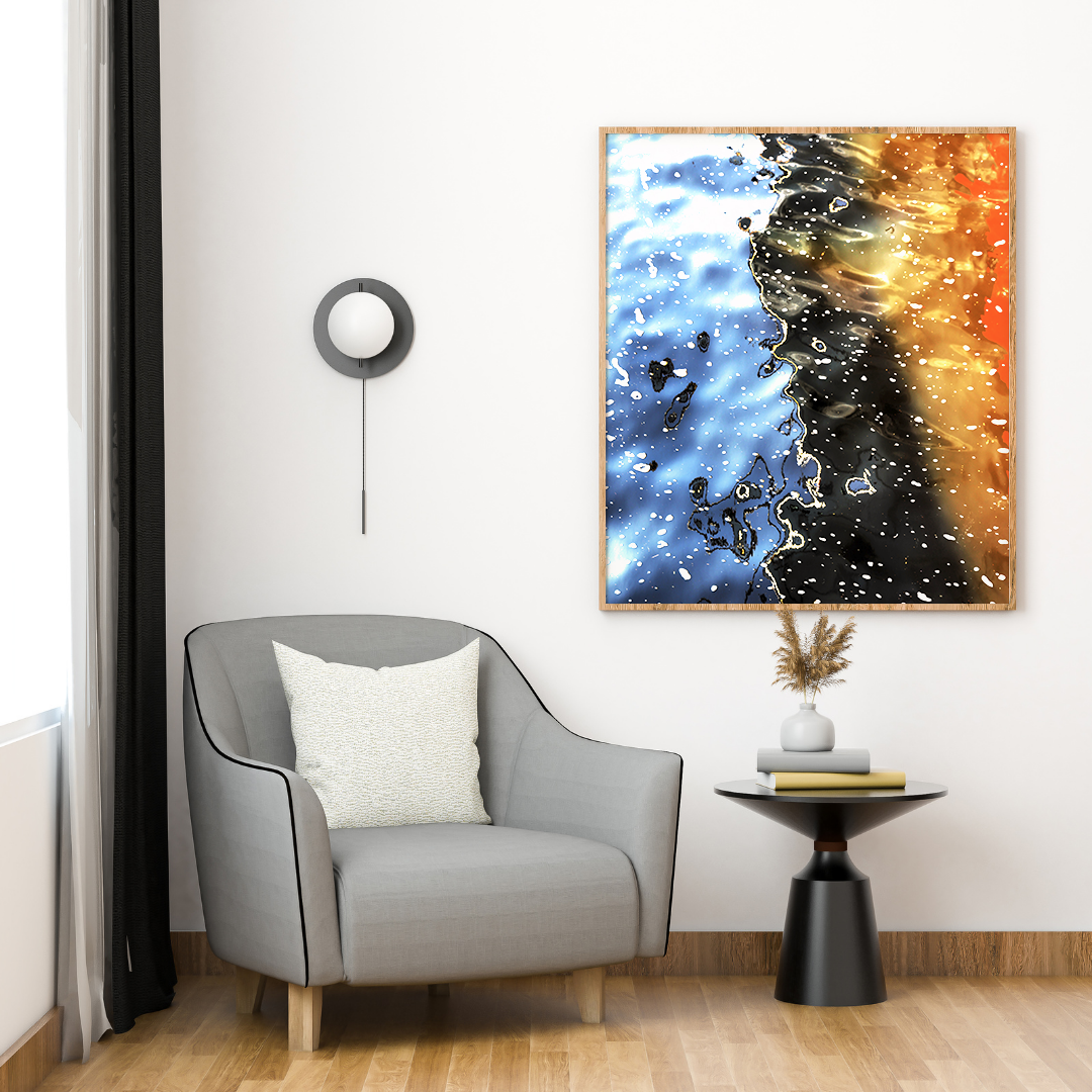 River Clay original abstract contextualised office art modern decor photo print by Blair Montague Drake